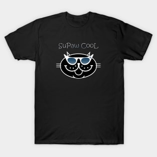 SuPaw CooL - Black Cat Cool T-Shirt